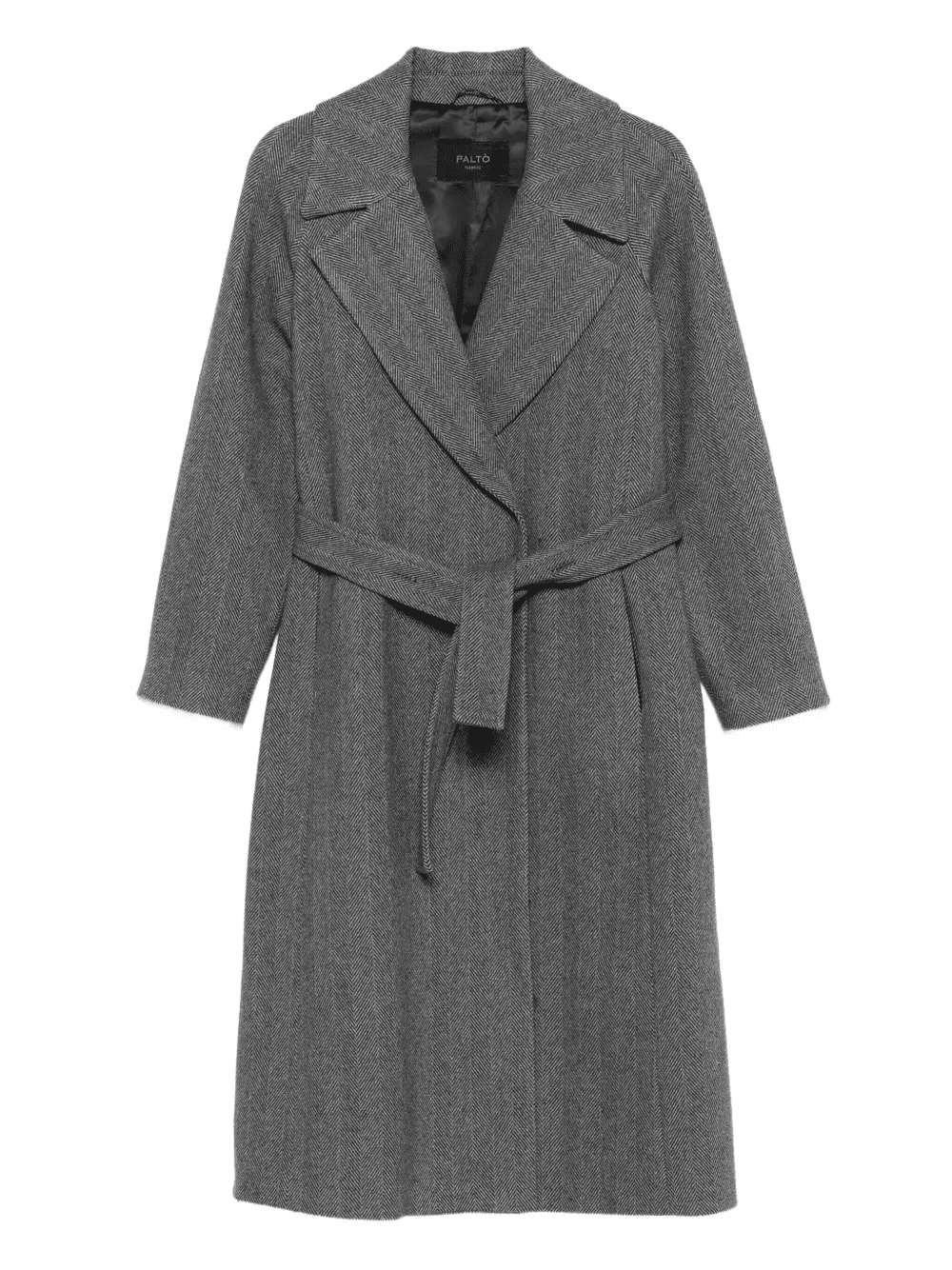 Paola herringbone belted coat - Image 1