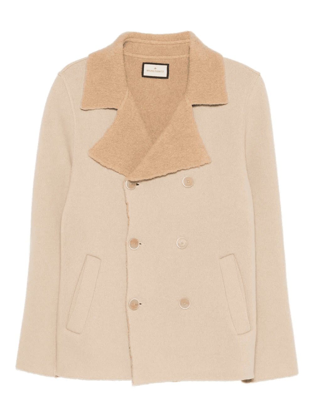 double-breasted peacoat - Image 1