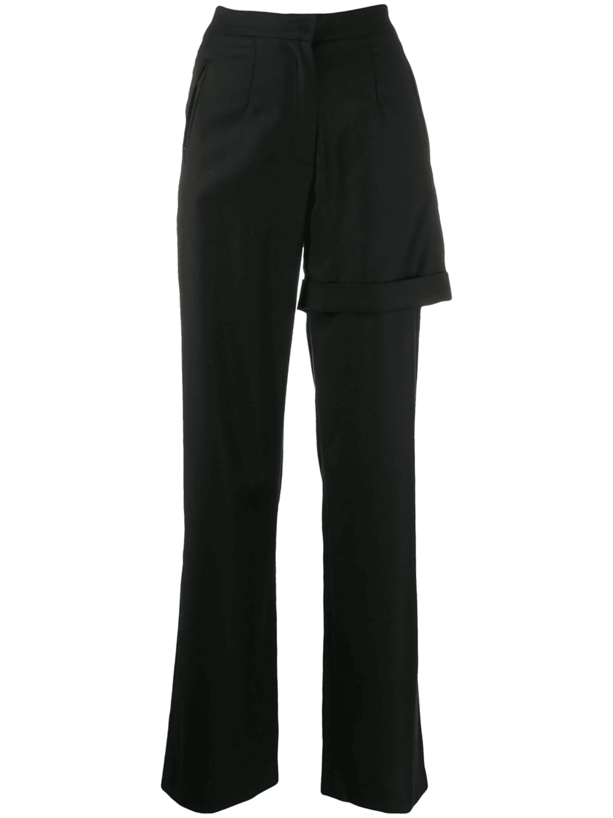high-waisted trousers - Image 1