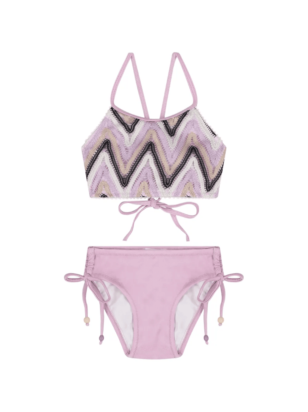 zigzag tie bikini - Image 1