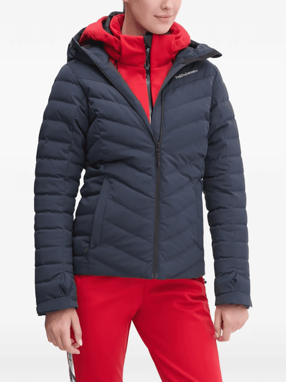 hooded quilted ski jacket - Image 1