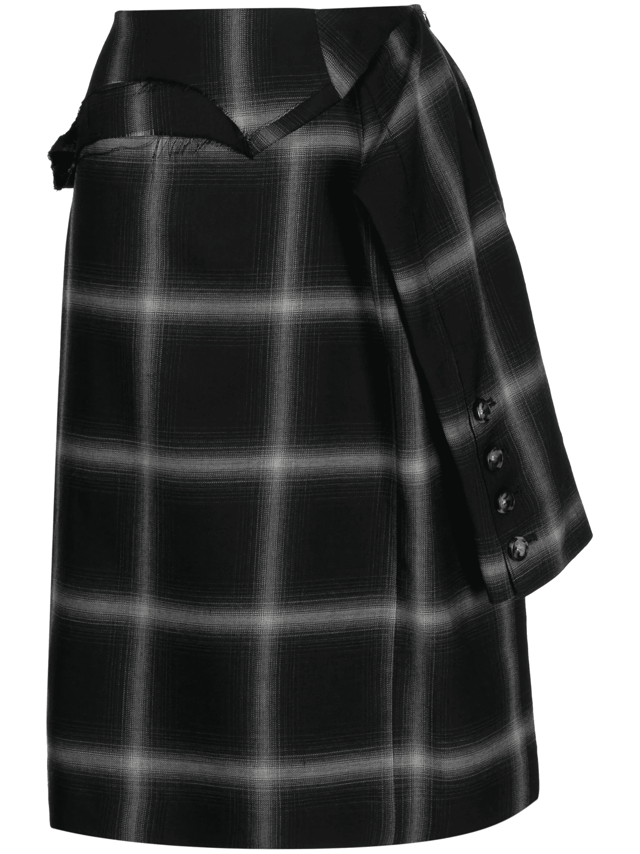 Birkin plaid-check wool skirt - Image 1