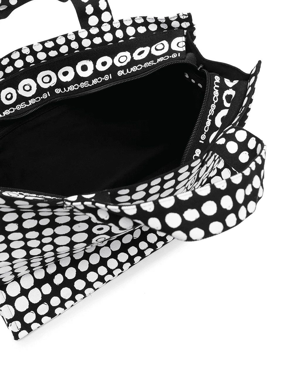 motif print zip tote bag — Image 5