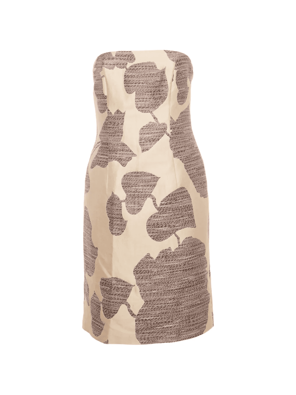 knitted strapless mini dress - Image 1