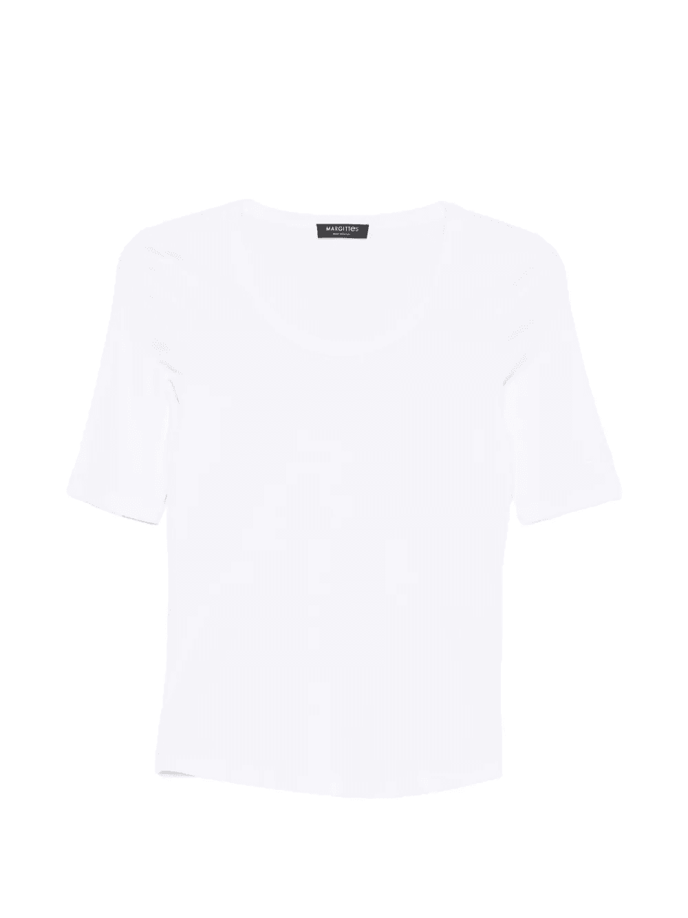 short-sleeve scoop-neck T-shirt - Image 1