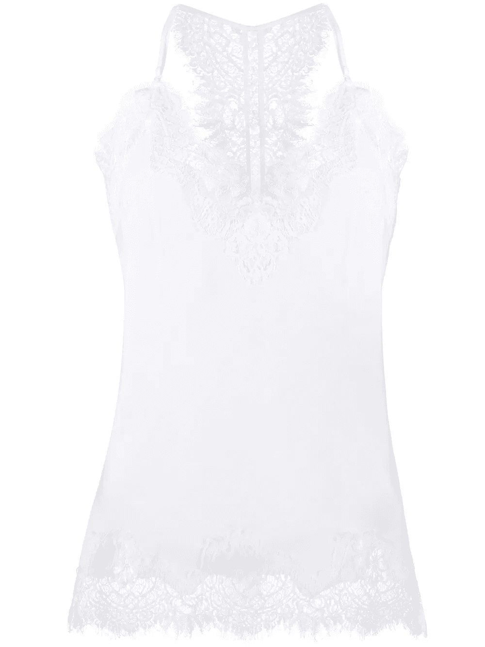 lace-panel tank top - Image 1