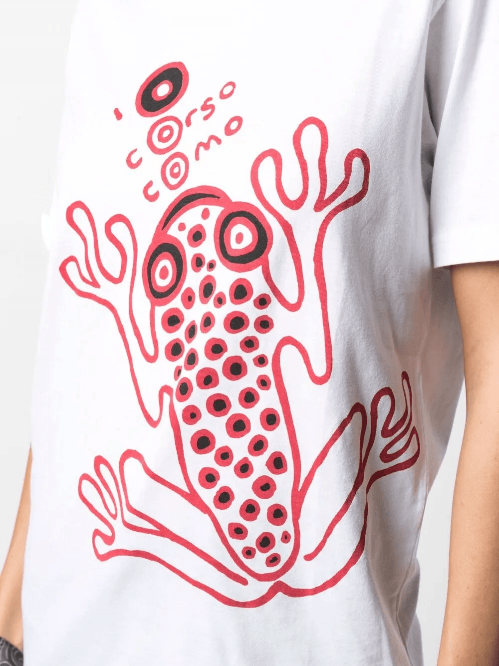 frog-print logo T-shirt — Image 3