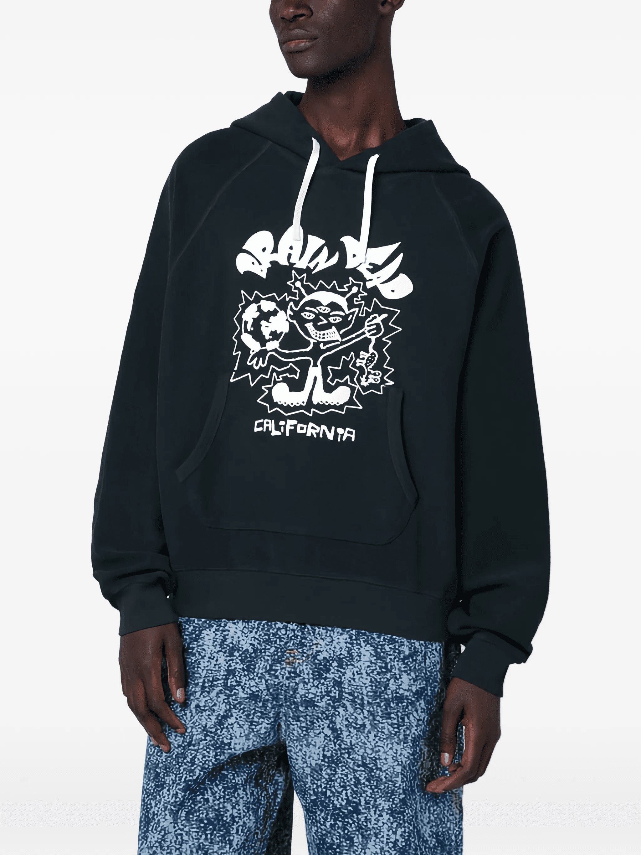 graphic-print hoodie - Image 1
