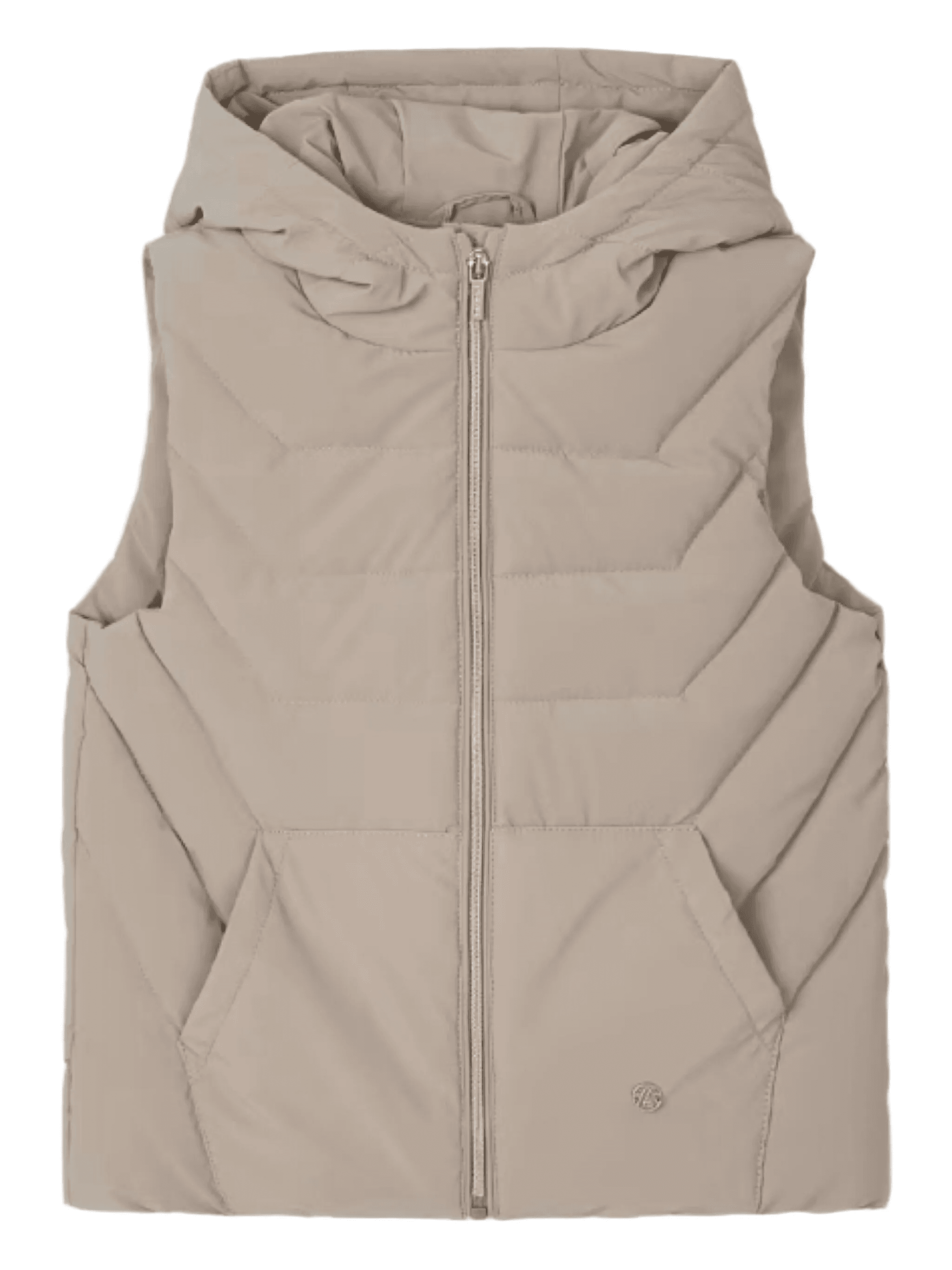 padded hooded gilet - Image 1