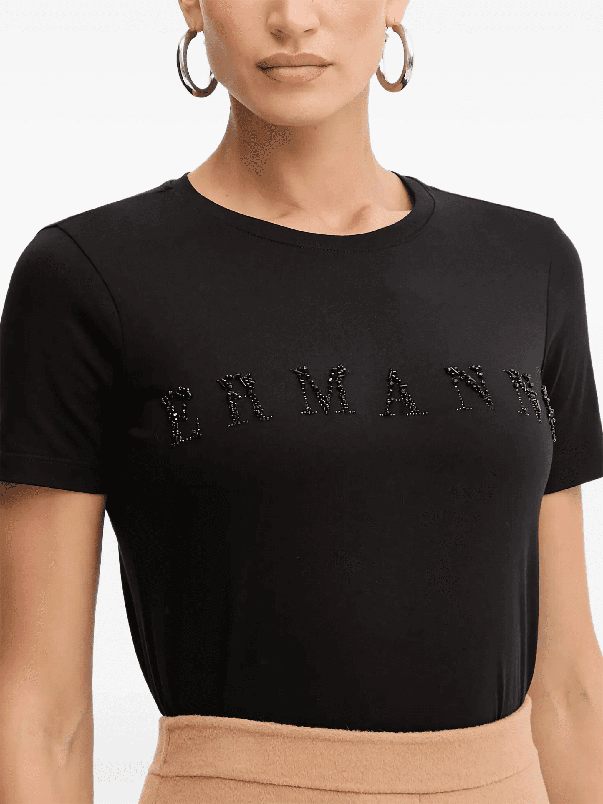 logo-lettering crew-neck T-shirt - Image 1