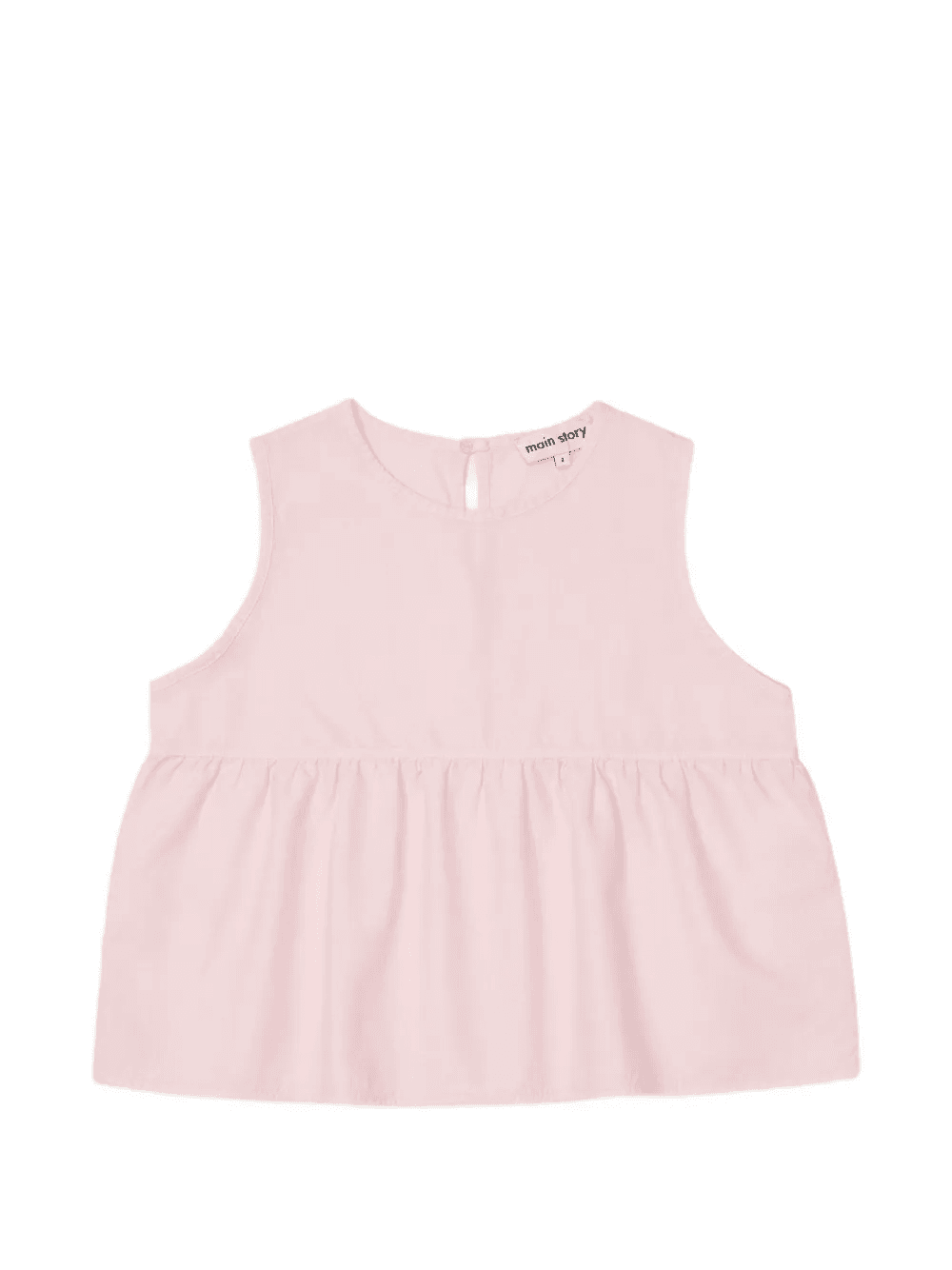 sleeveless ruffled blouse - Image 1
