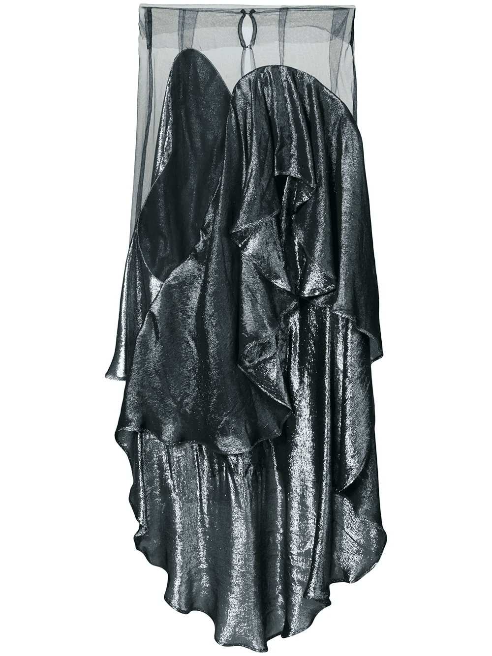 panelled draped skirt - Image 1