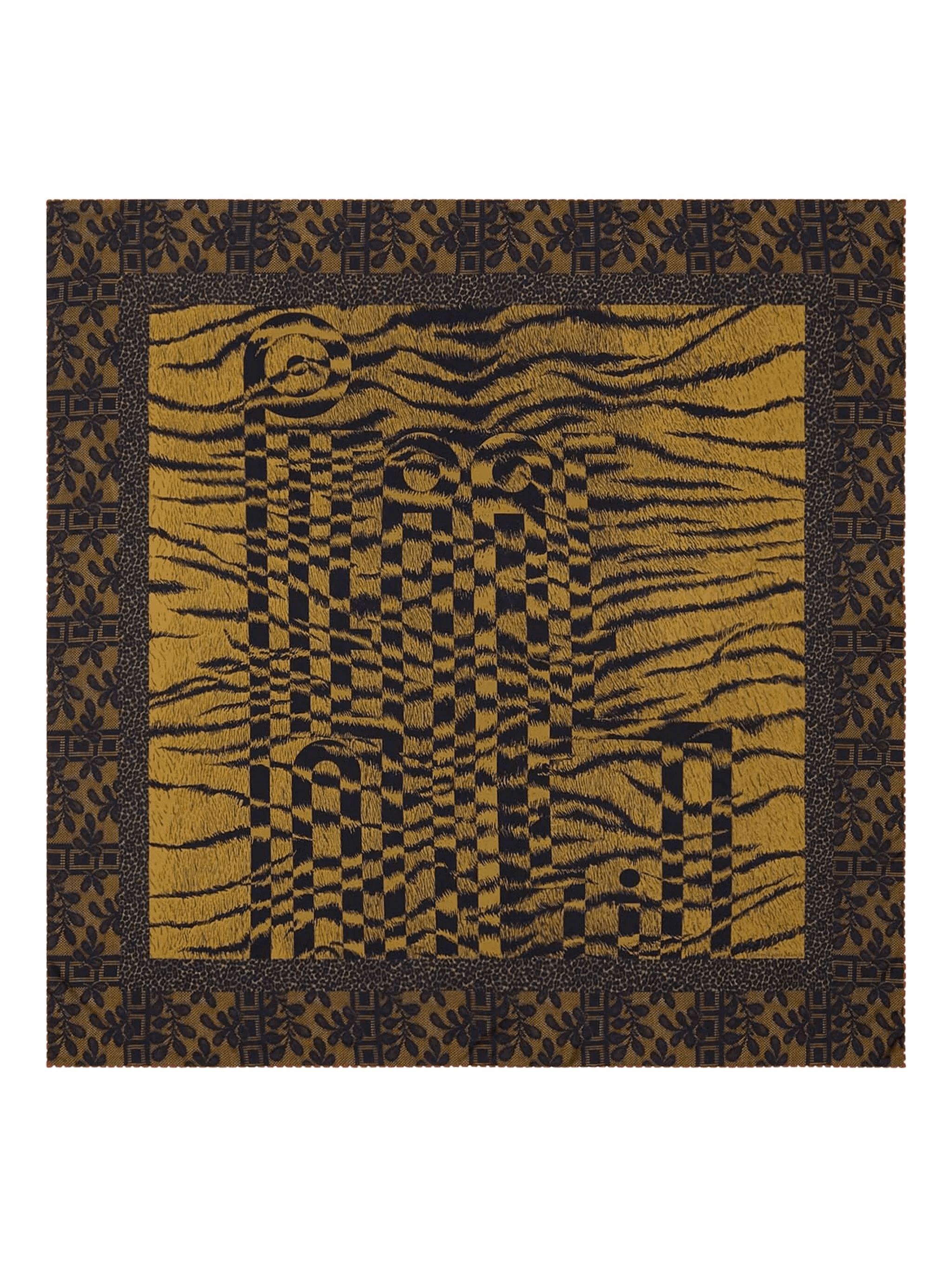 tiger-pattern scarf - Image 1