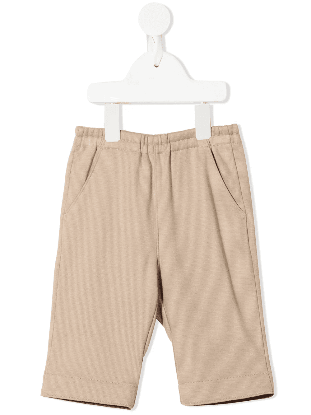 elasticated straight-leg trousers - Image 1