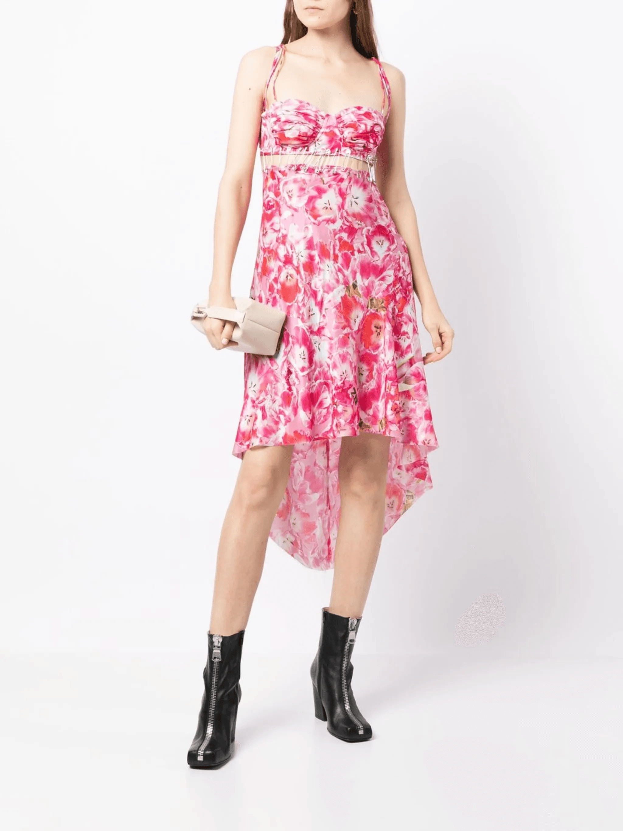 floral-print midi dress - Image 1