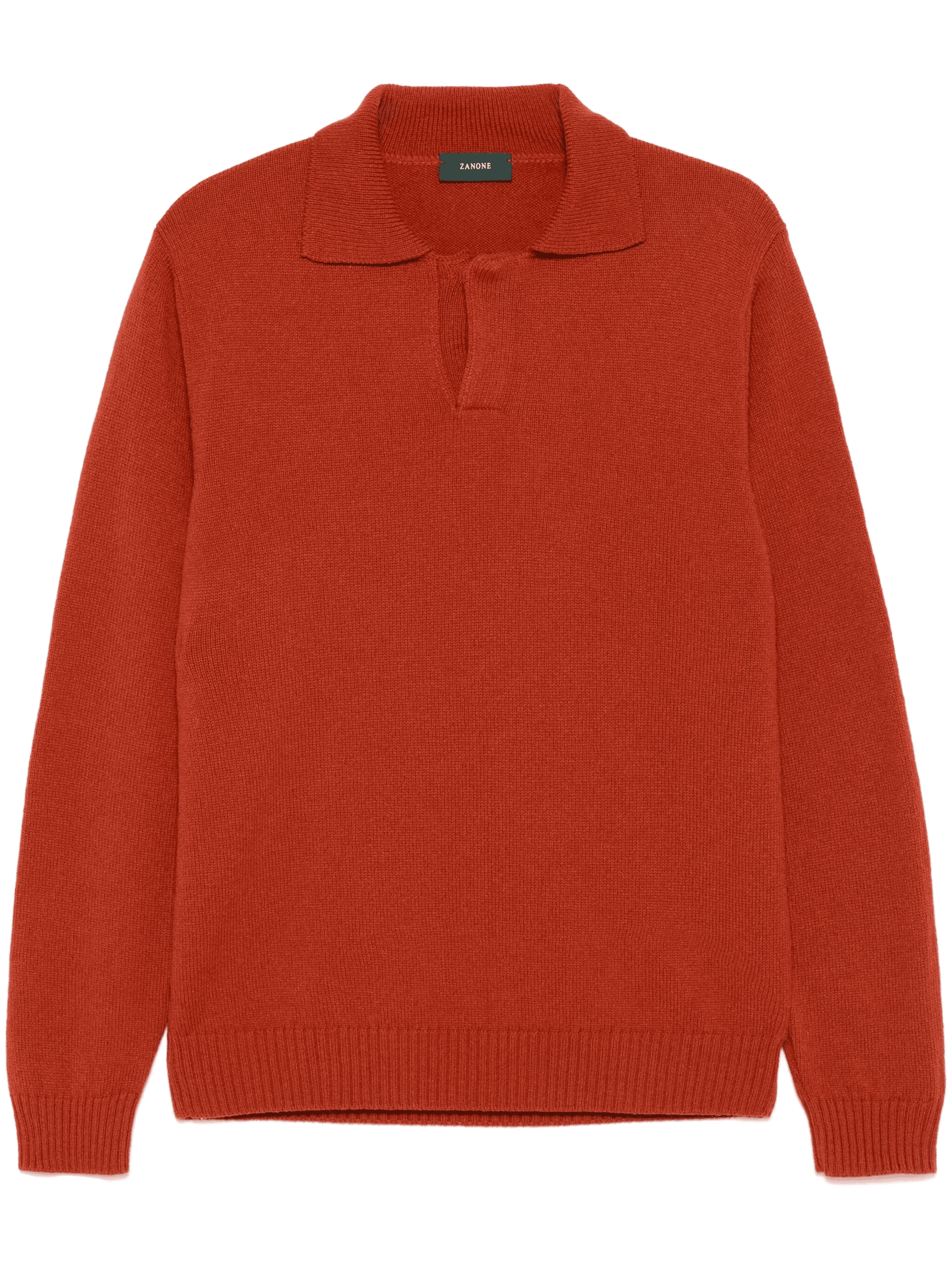 virgin wool polo shirt - Image 1