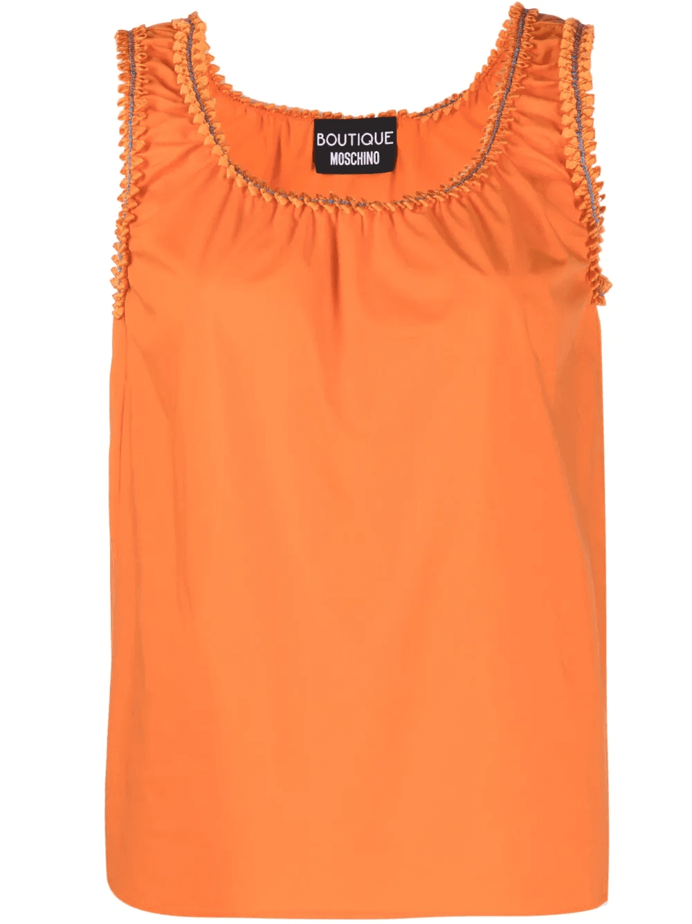 embellished-trim tank top - Image 1