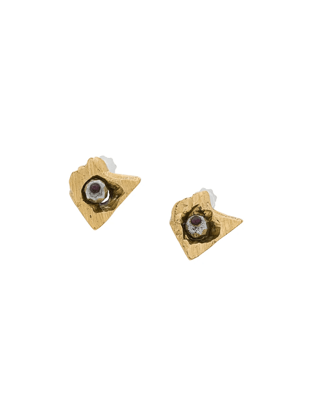 Rocks and Spheres stud earrings - Image 1