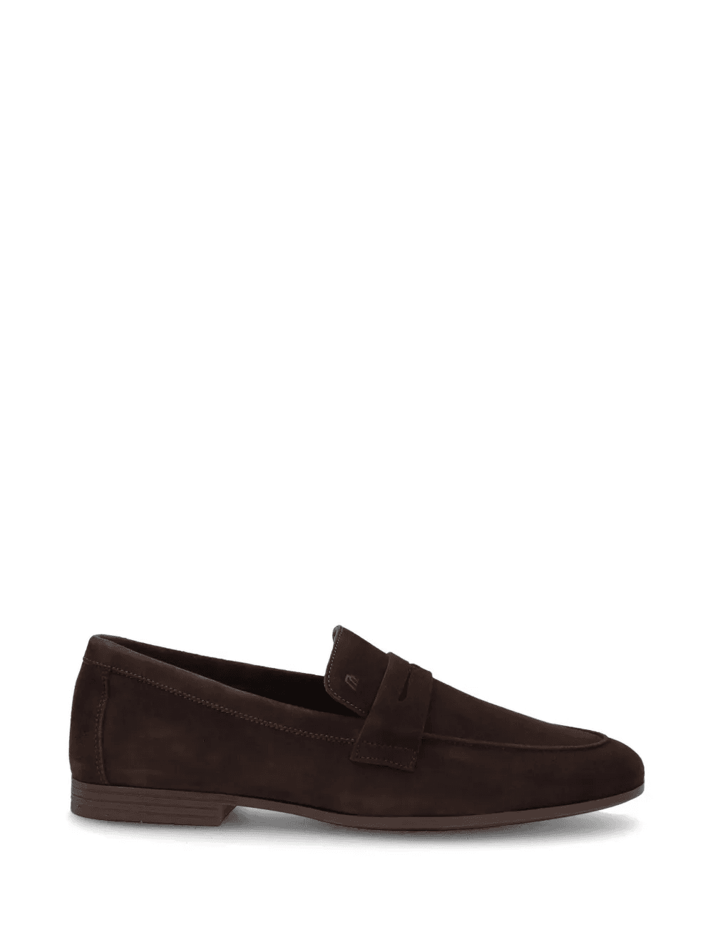 Deconstructed suede loafers - Image 1