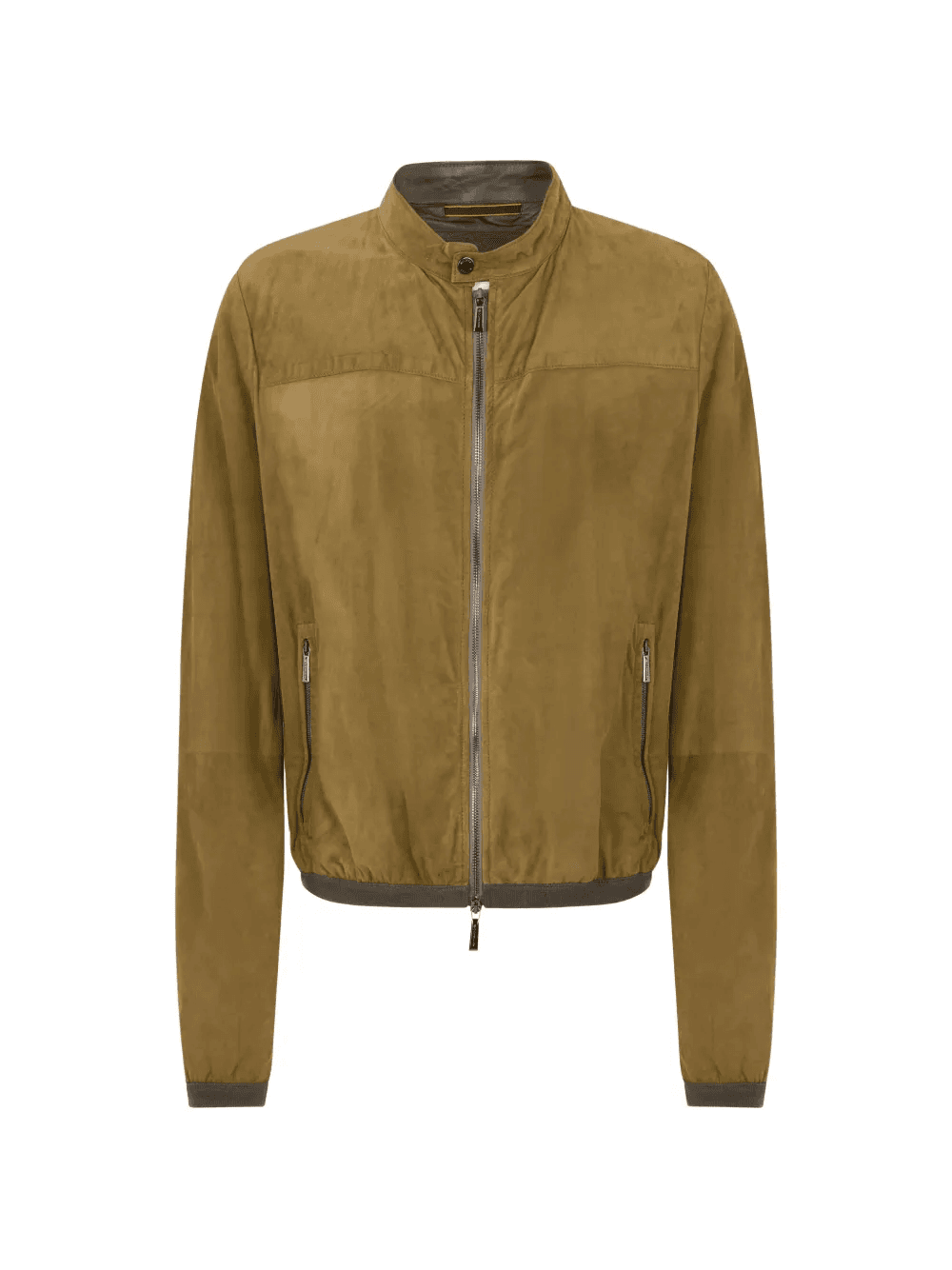 zip leather jacket - Image 1
