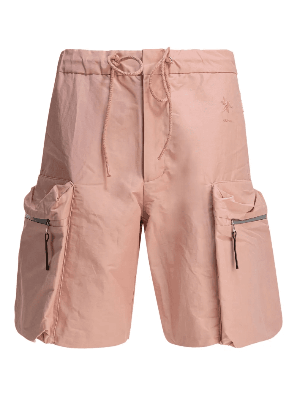 embroidered-logo drawstring shorts - Image 1