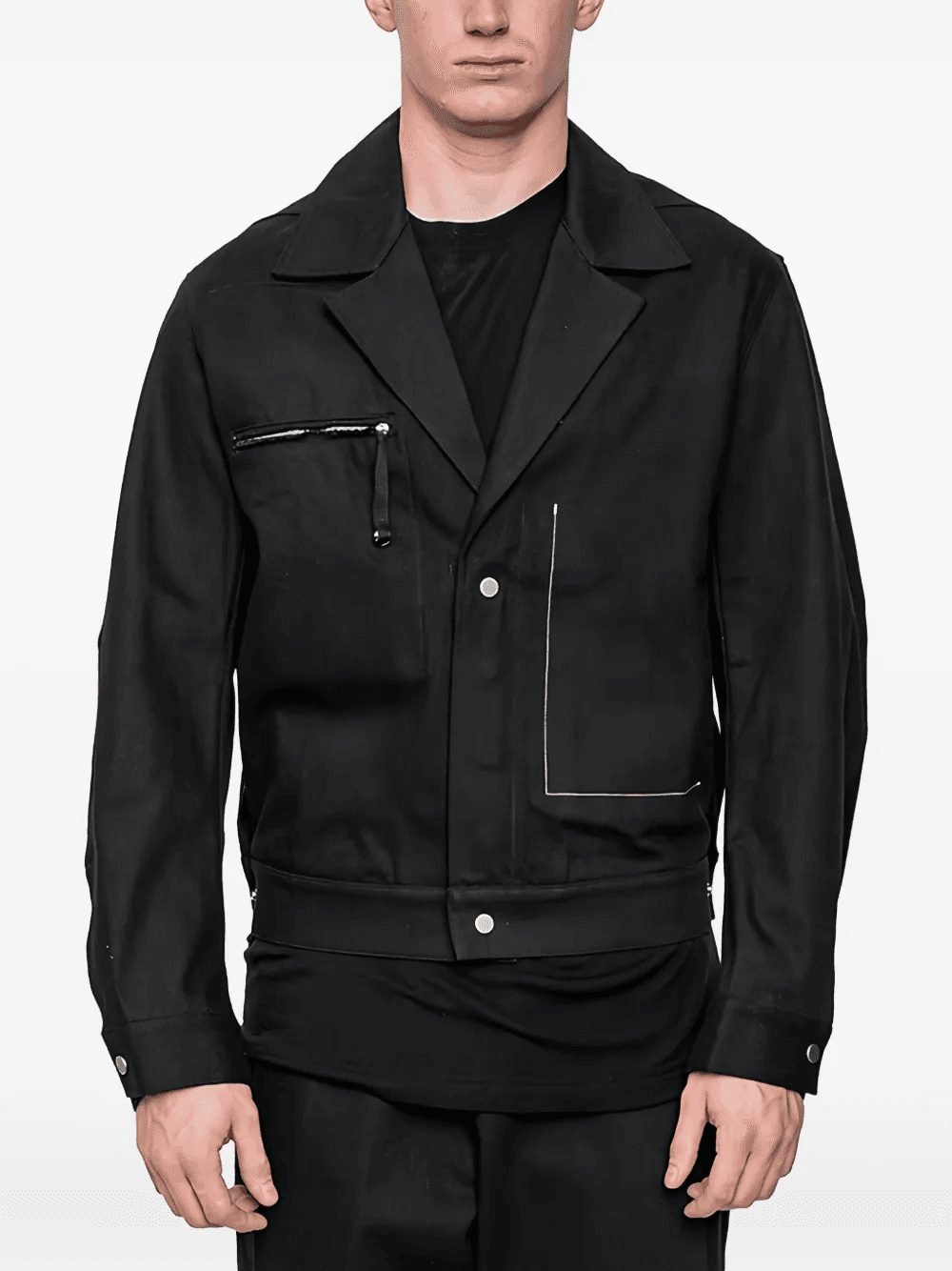 Maz zip-detail denim jacket - Image 1