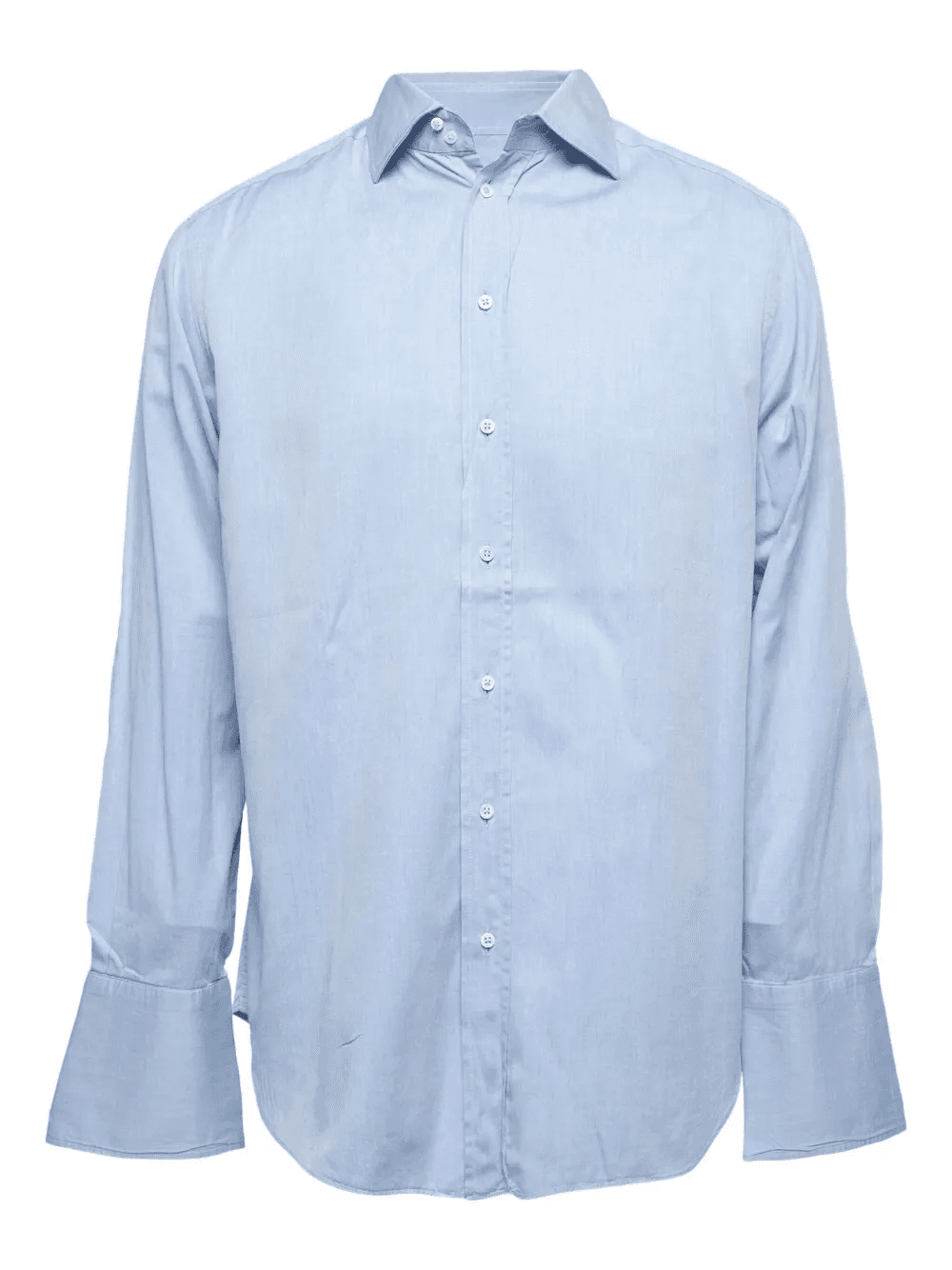 pre-owned cuffed cotton shirt - Image 1