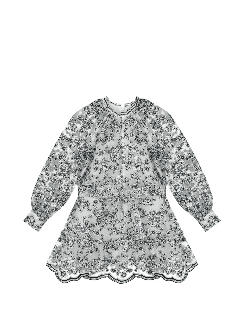 floral print tie dress - Image 1