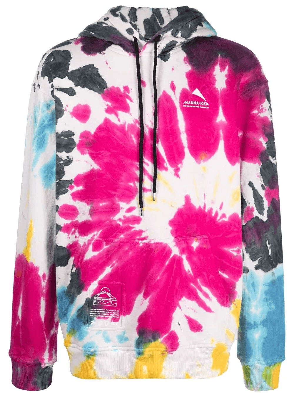 tie-dye print hoodie - Image 1
