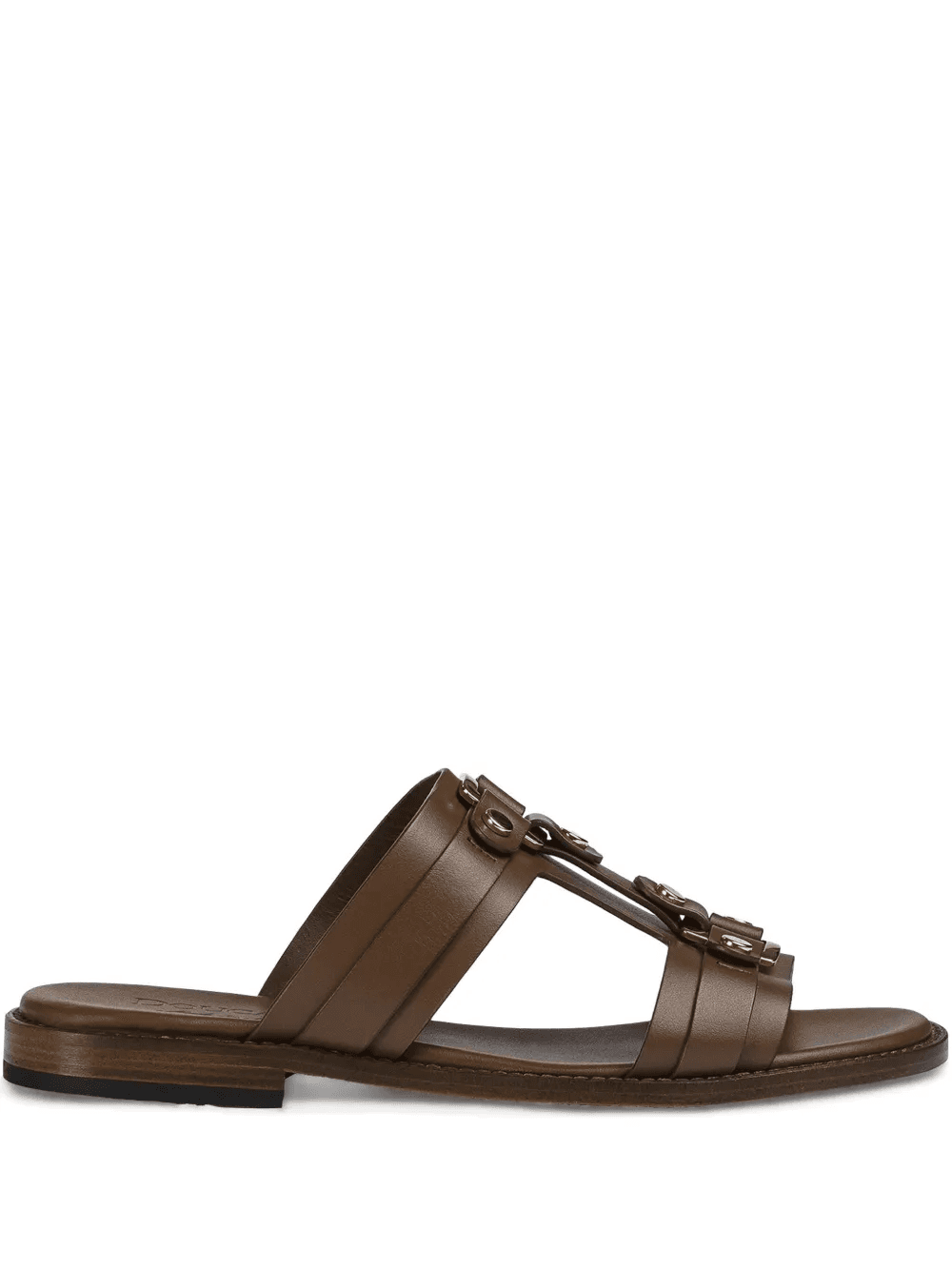 studded leather slides - Image 1