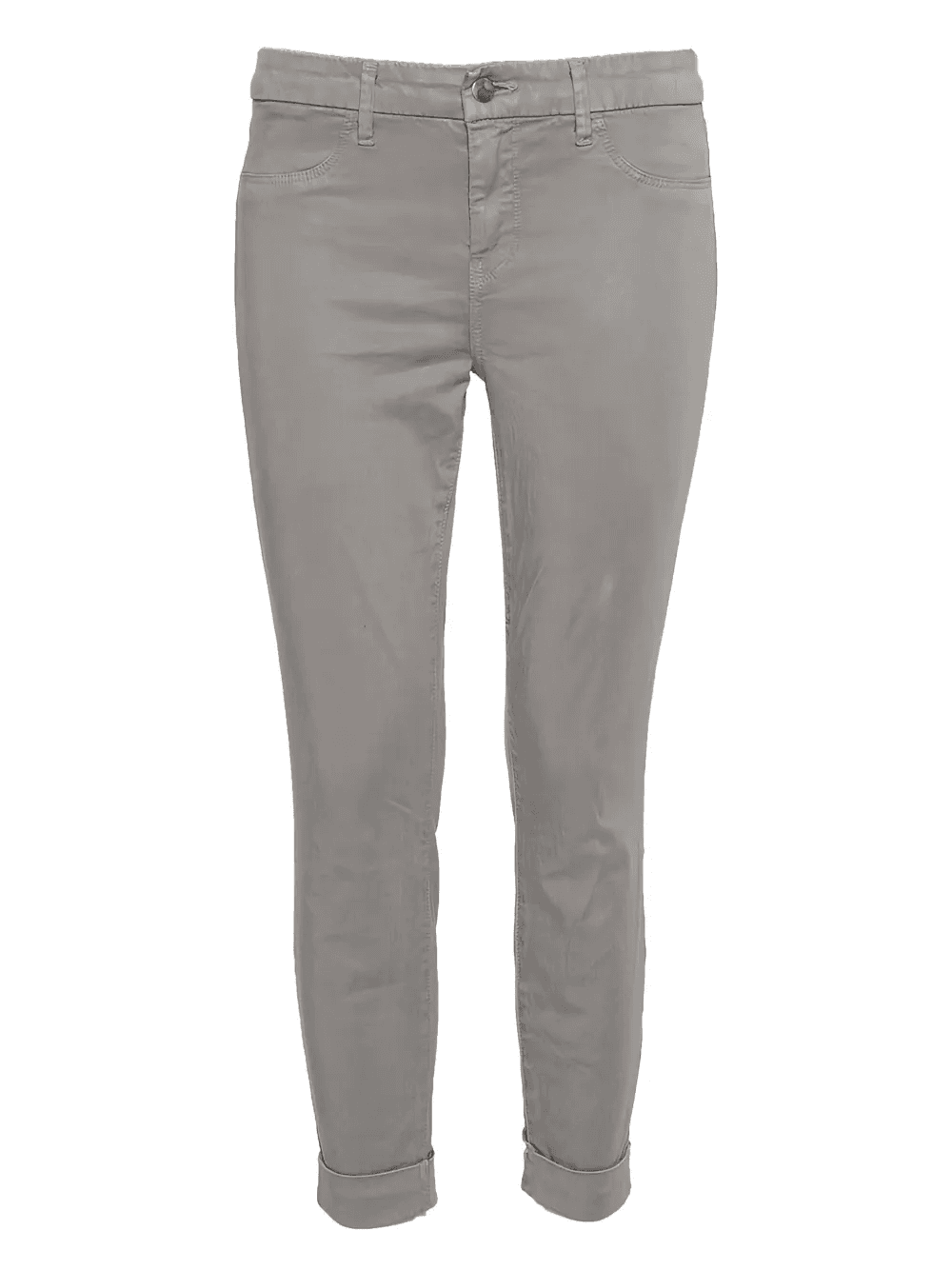 pre-owned cotton trousers - Image 1
