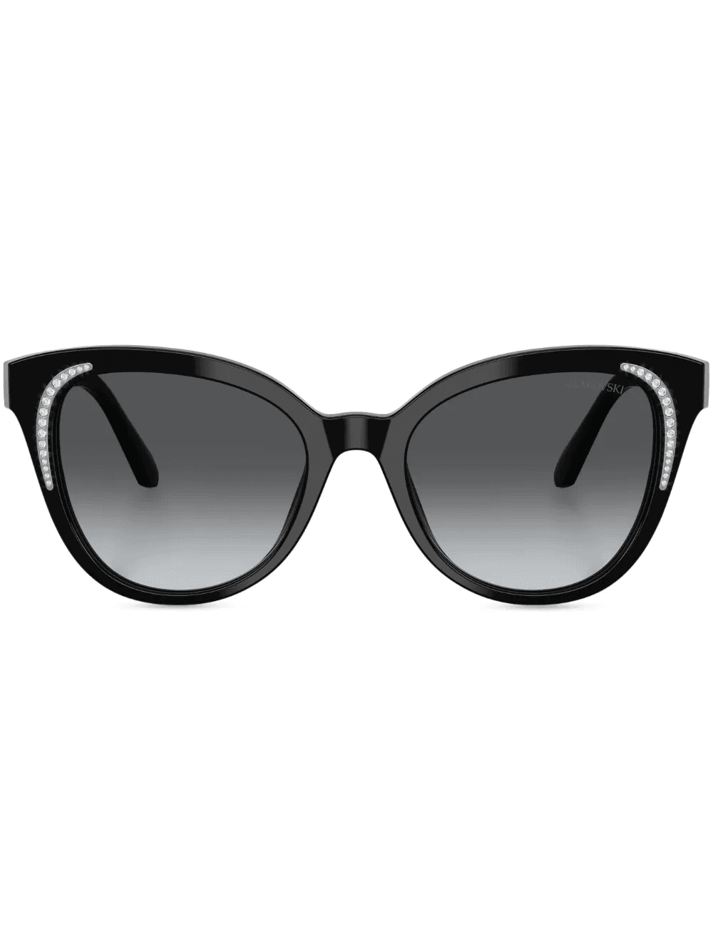 crystal-embellished oversized sunglasses - Image 1