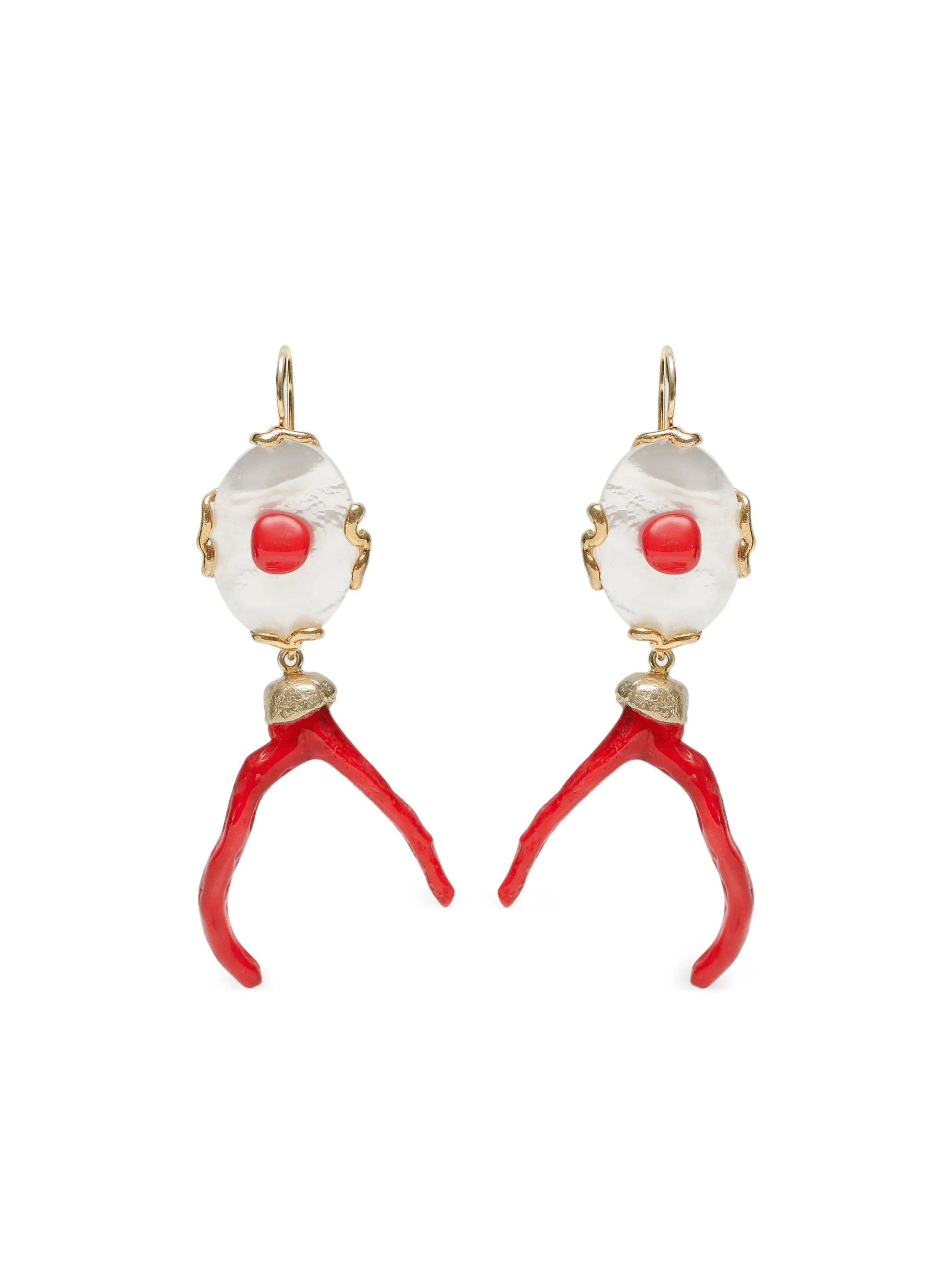 oval drop earrings - Image 1