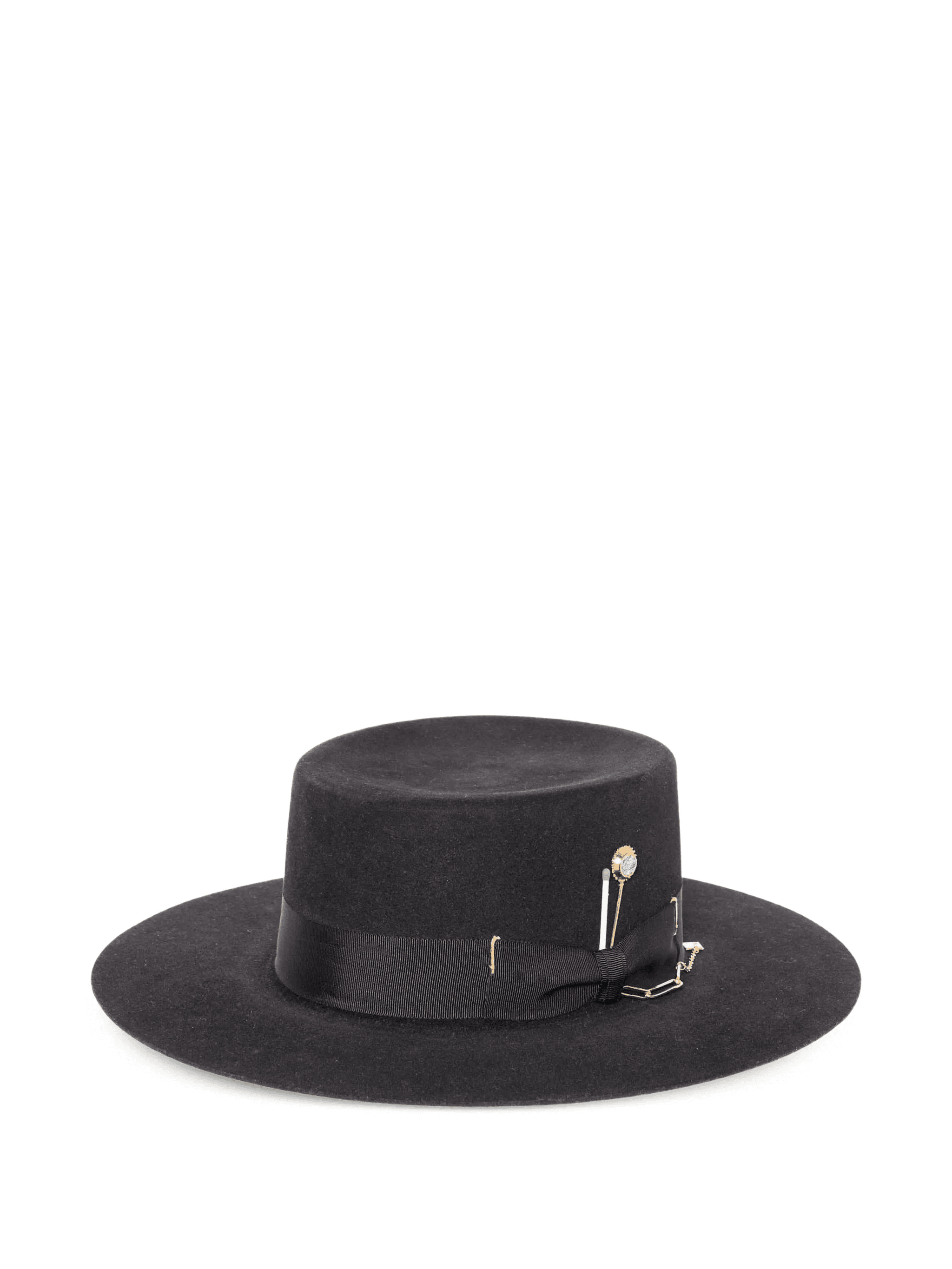 East Hall ribbon-trim pin hat - Image 1