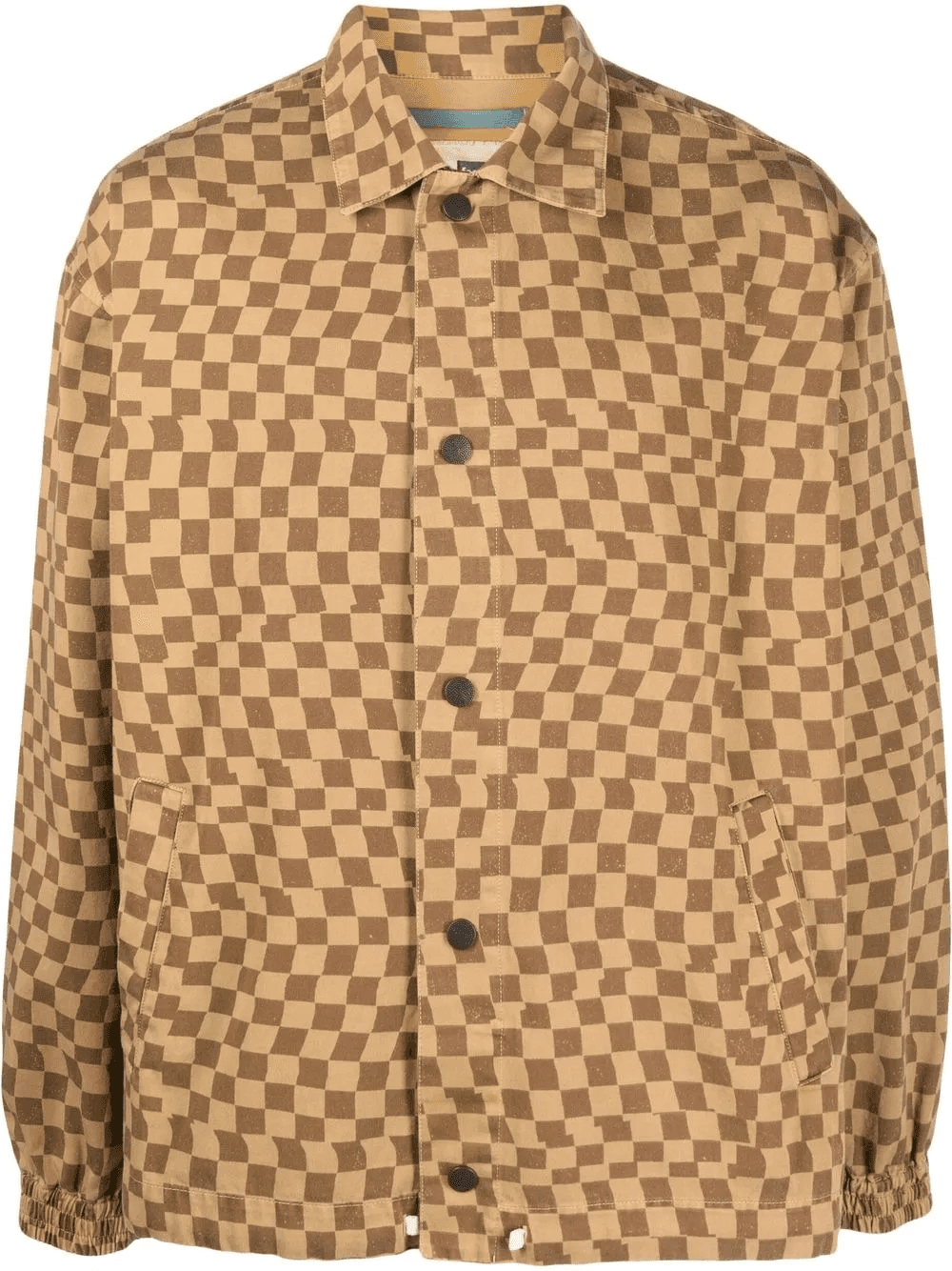 graphic-print shirt jacket - Image 1