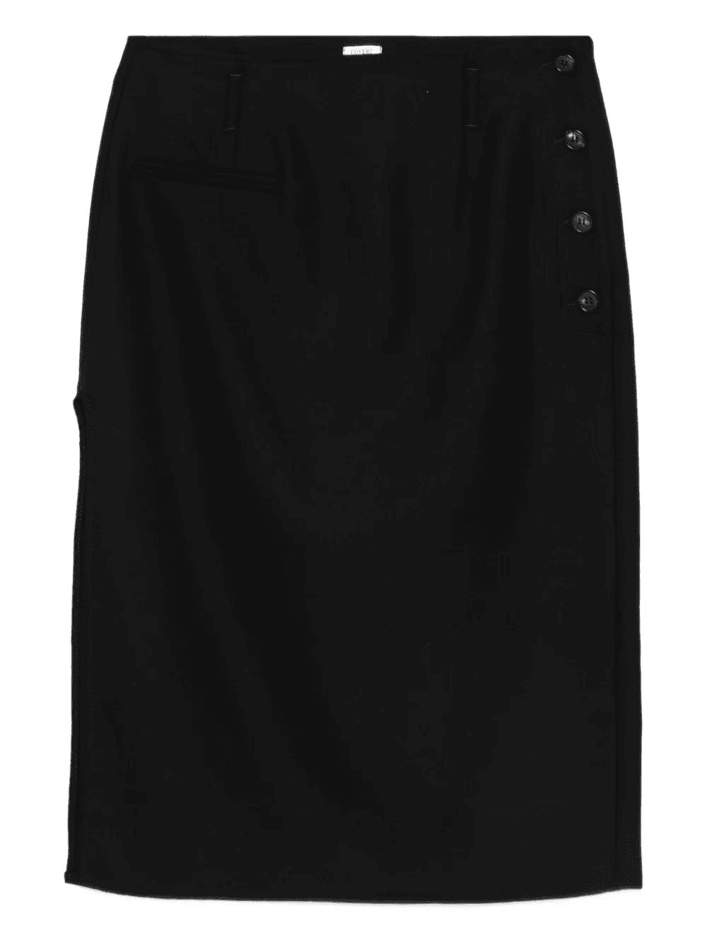 belt-loops pencil skirt - Image 1