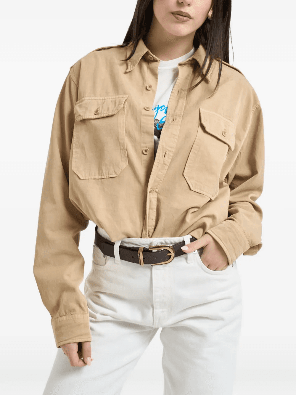 buttoned pocket shirt - Image 1