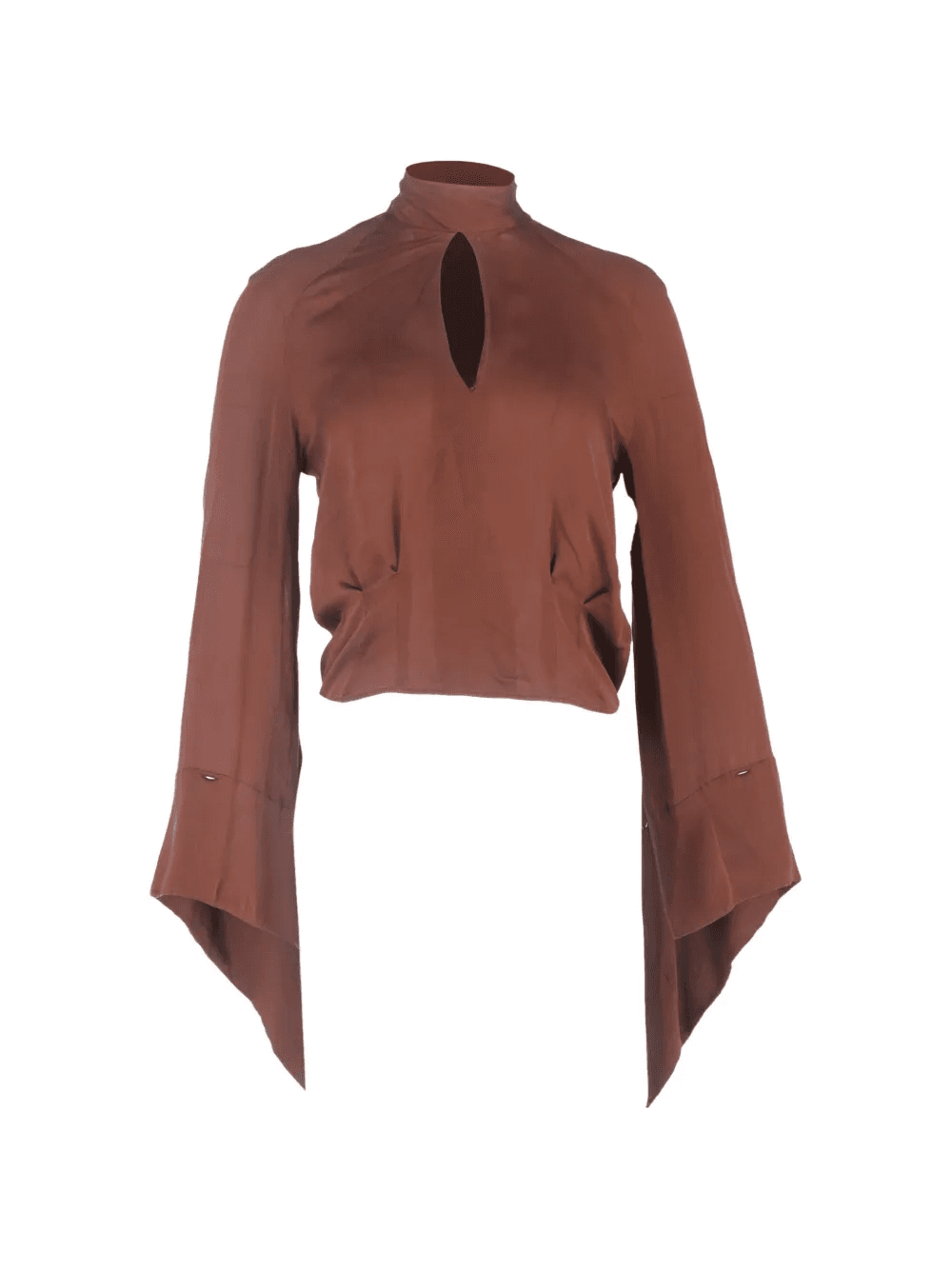 keyhole asymmetric blouse - Image 1