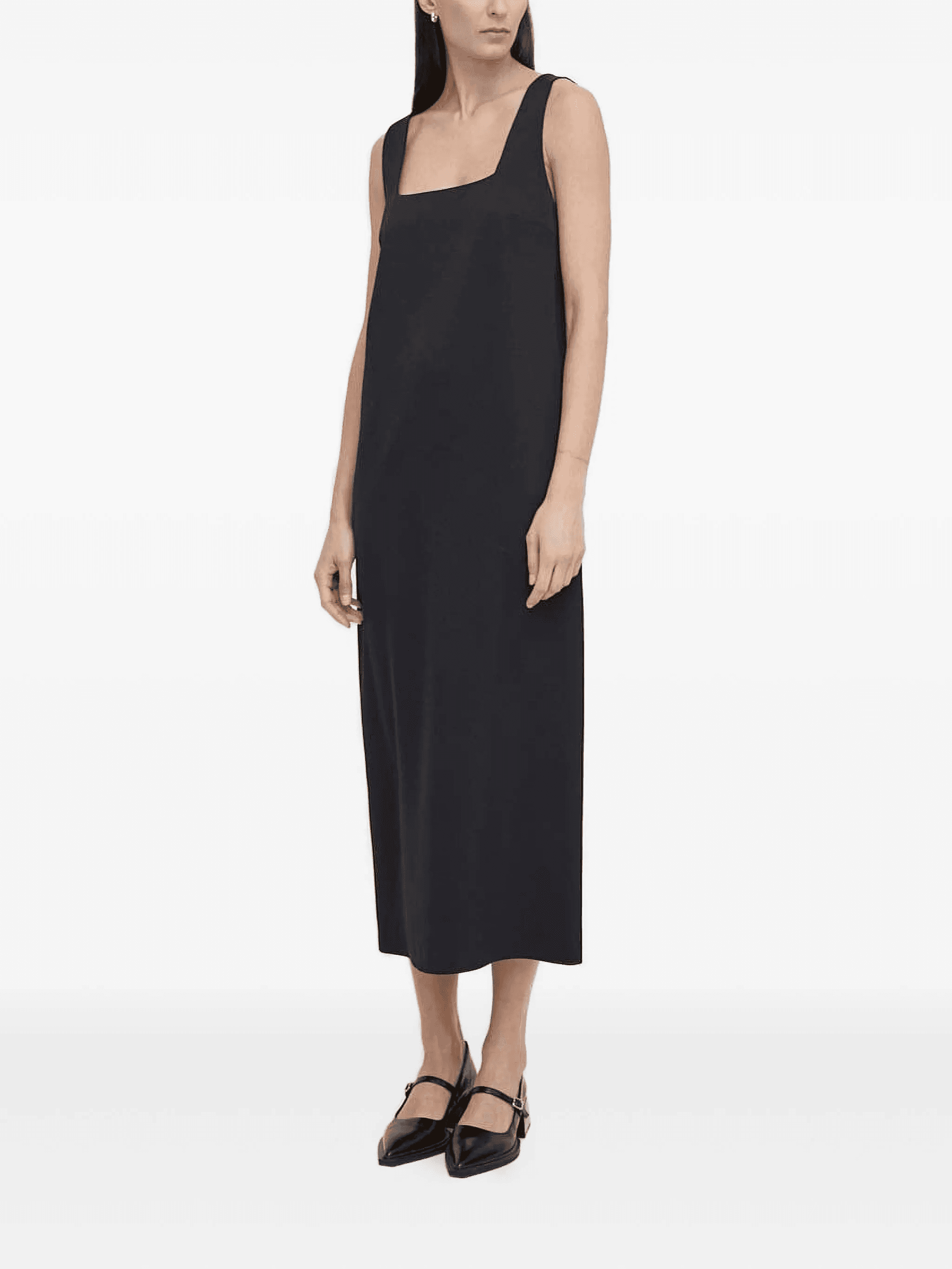 square-neck midi dress - Image 1