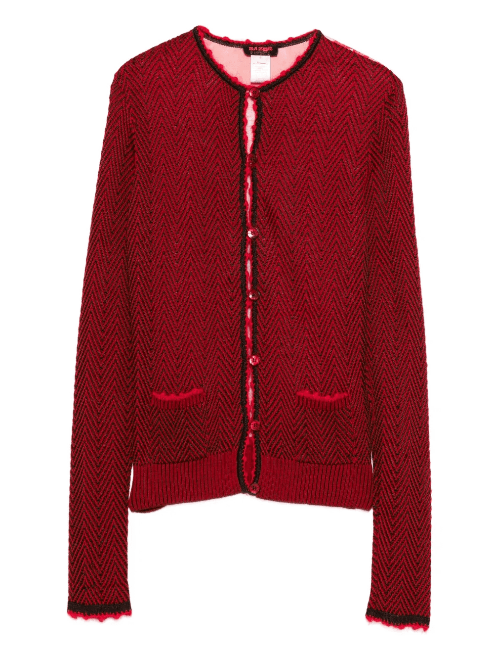 2000s herringbone-pattern floral-print jacket - Image 1