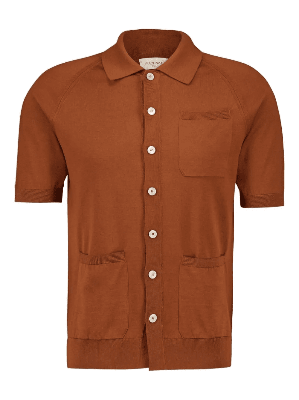 buttoned raglan-sleeve shirt - Image 1
