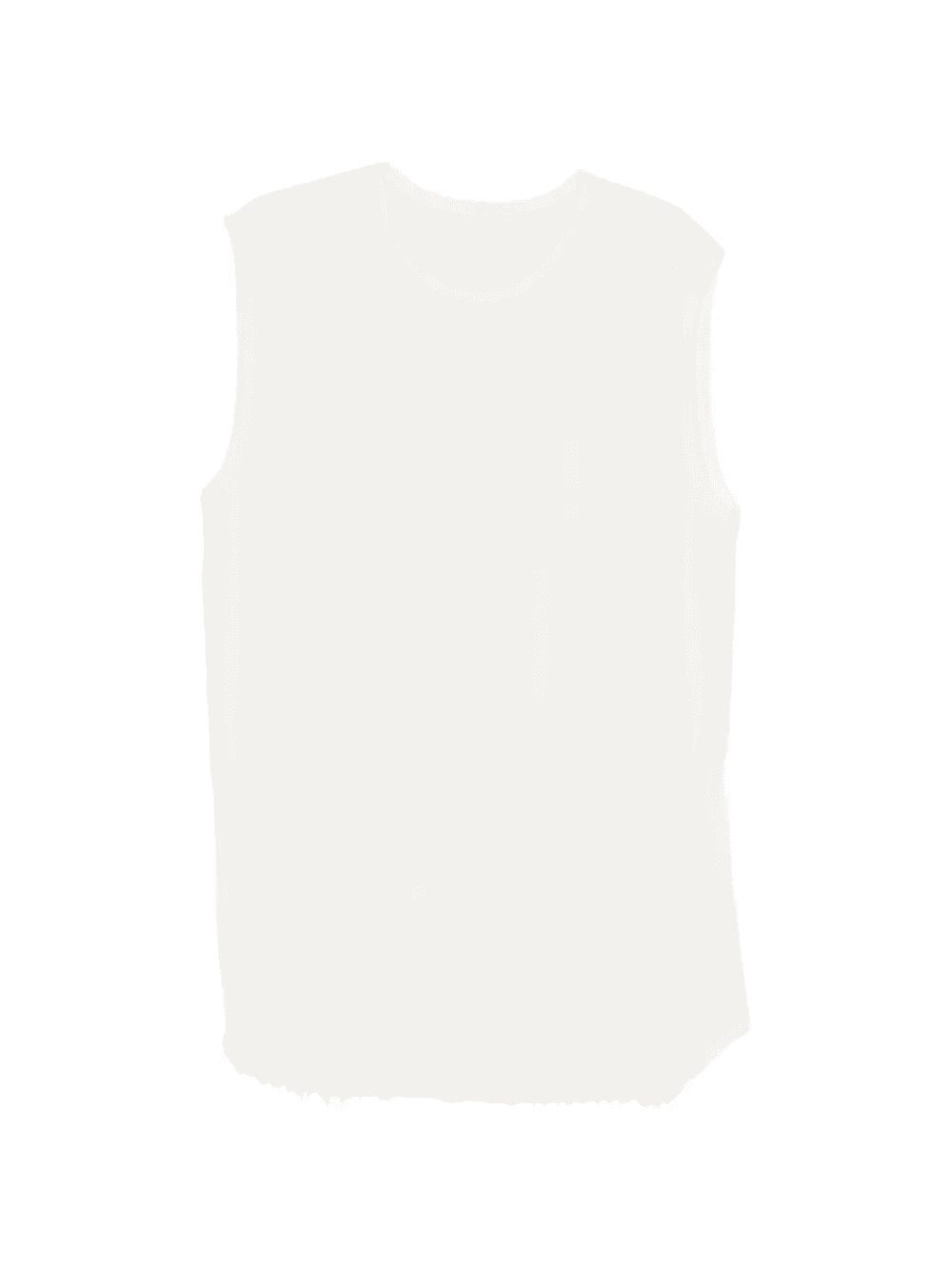 frayed-hem tank top - Image 1