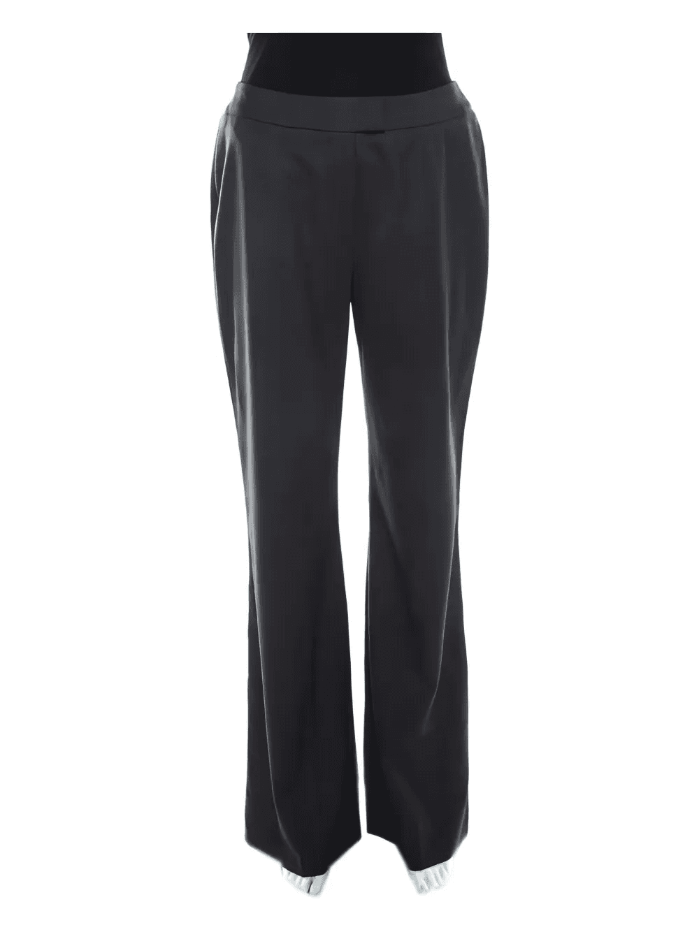 wool high waist trousers - Image 1