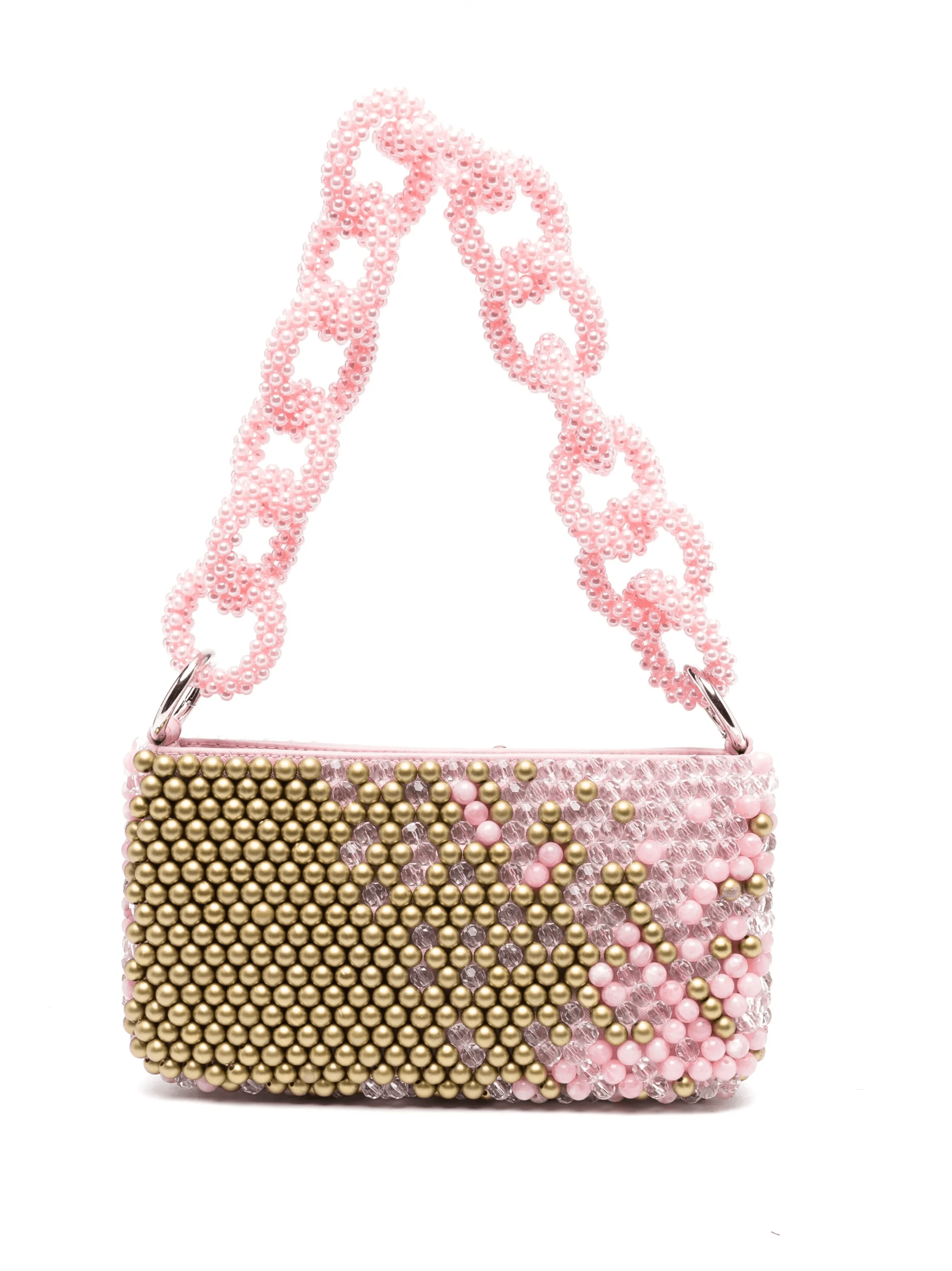 bead-embellished shoulder bag - Image 1