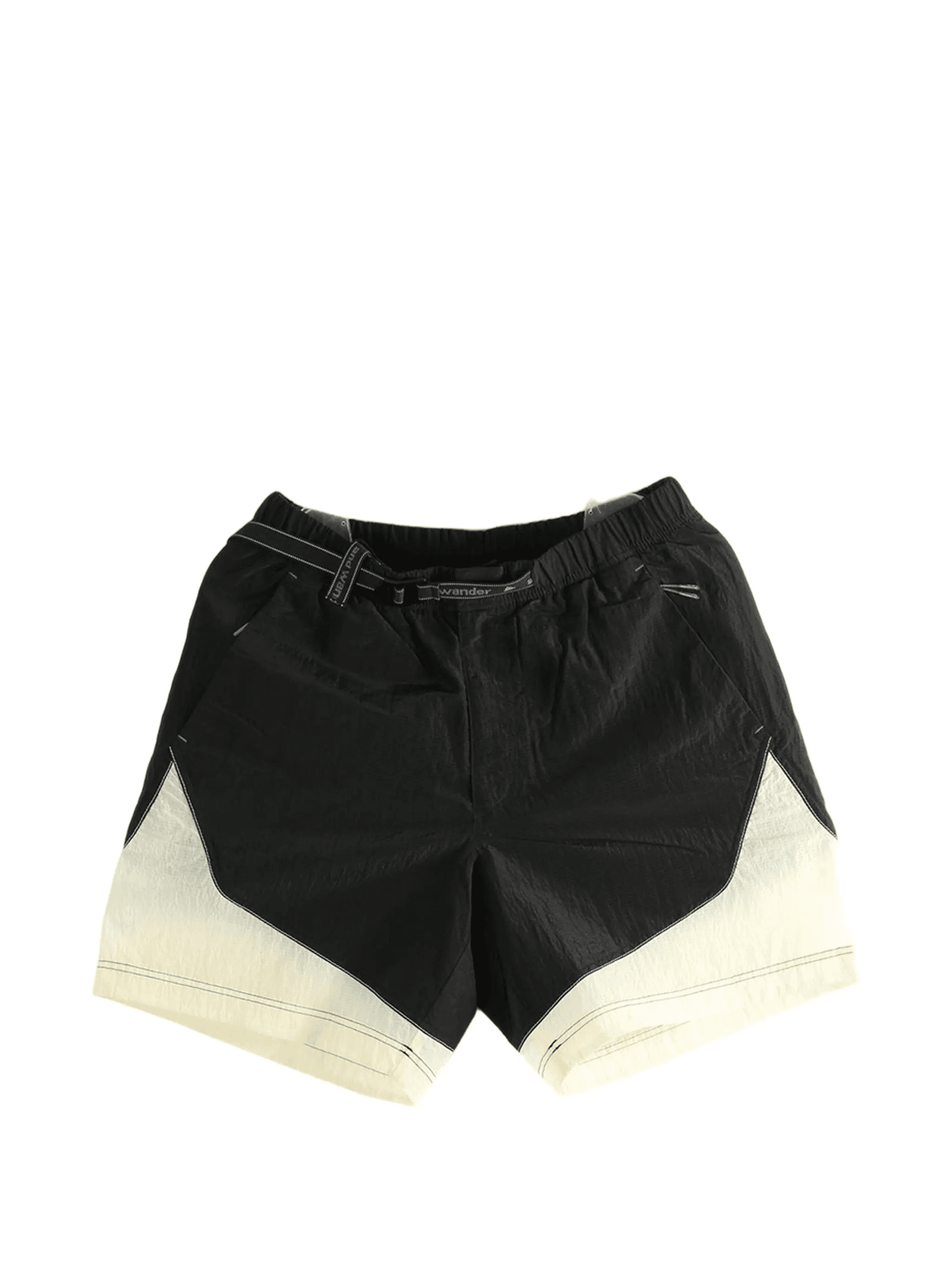 x ROA panelled belted shorts - Image 1