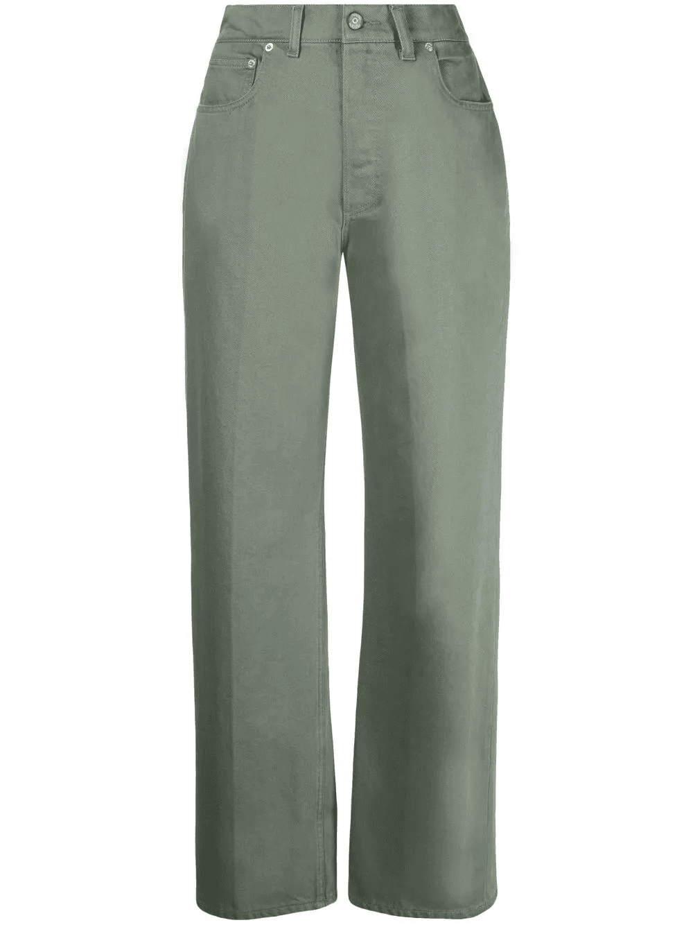 logo-patch straight-leg jeans - Image 1