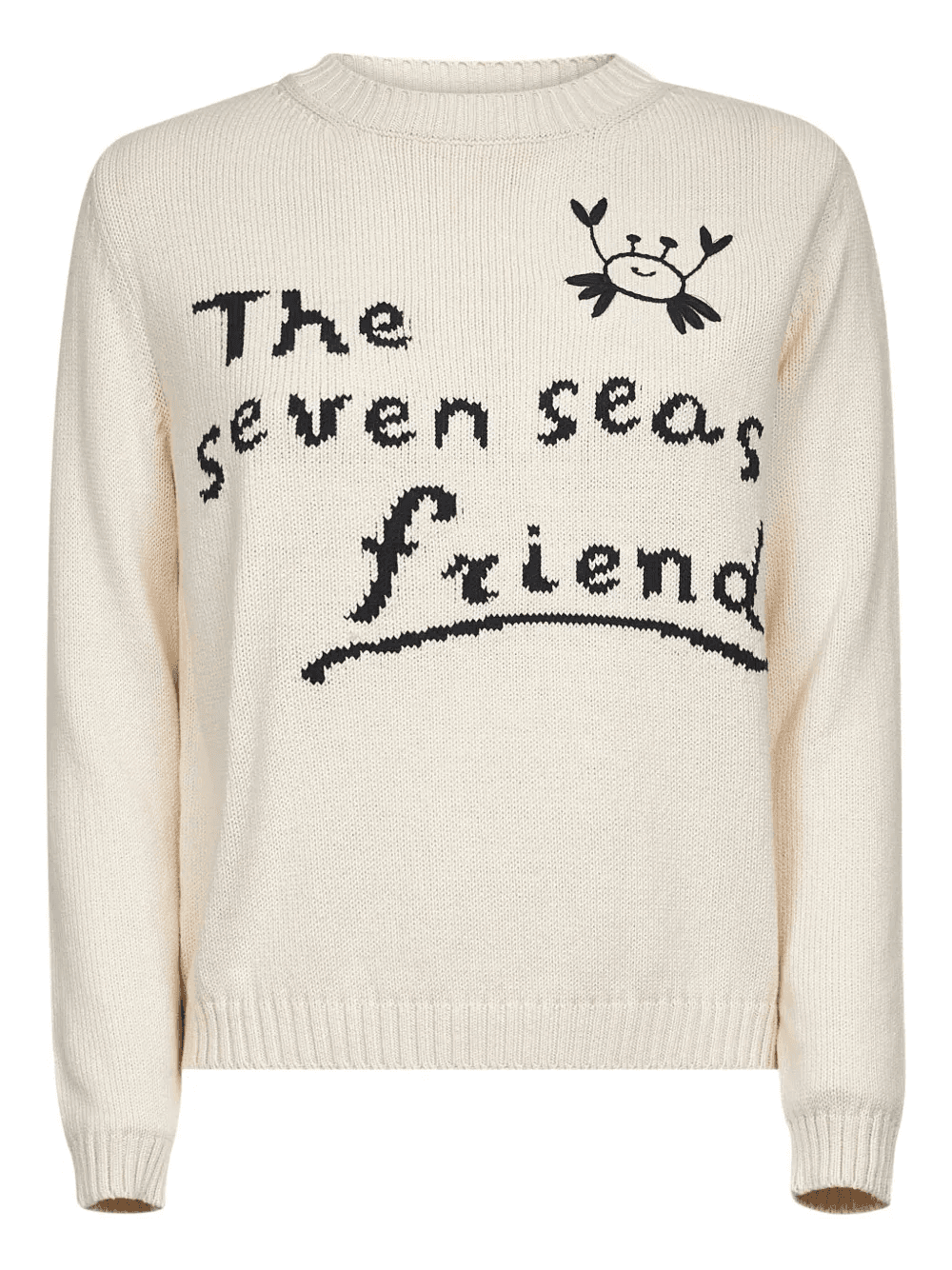 crab-motif knitted sweater - Image 1