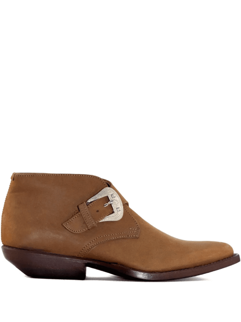 30mm buckle-fastening suede boots - Image 1