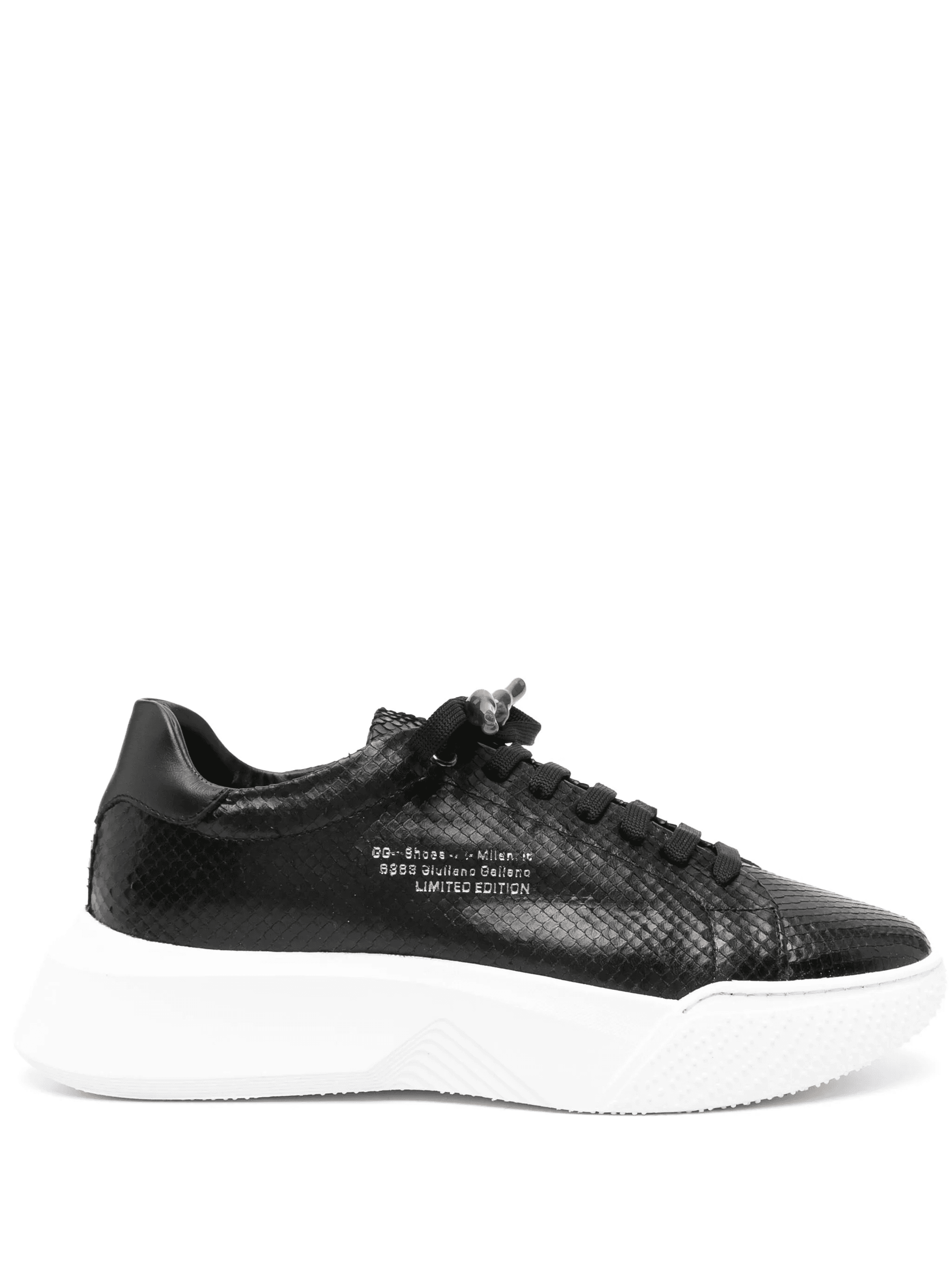 Python leather sneakers - Image 1