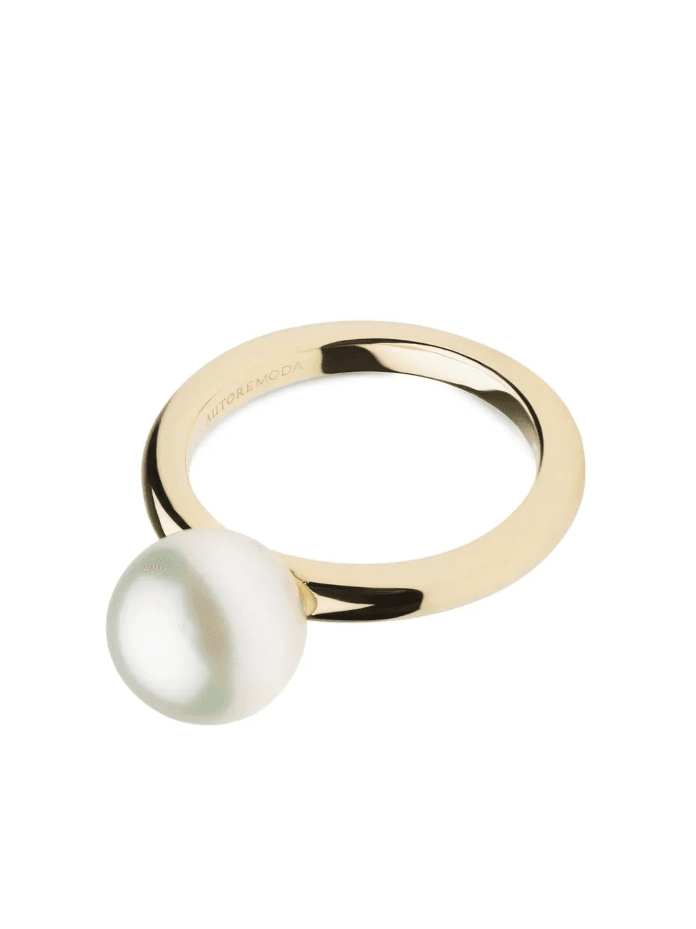 10kt yellow gold Gigi pearl ring - Image 1